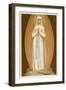 Mary as Supposedly Seen by Bernadette Soubirous in the Grotto-Laugee-Framed Art Print