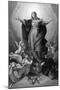 Mary Ascends to Heaven-Guido Reni-Mounted Premium Giclee Print