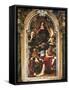 Mary Assumption with St Peter and St Jerome-Giovanni Francesco Barbieri-Framed Stretched Canvas