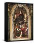 Mary Assumption with St Peter and St Jerome-Giovanni Francesco Barbieri-Framed Stretched Canvas