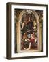 Mary Assumption with St Peter and St Jerome-Giovanni Francesco Barbieri-Framed Giclee Print