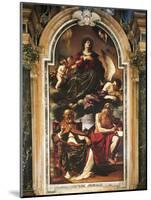 Mary Assumption with St Peter and St Jerome-Giovanni Francesco Barbieri-Mounted Giclee Print