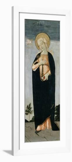 Mary at the Annunciation, C.1500-Antoniazzo Romano-Framed Premium Giclee Print