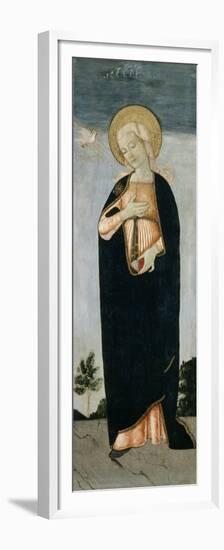 Mary at the Annunciation, C.1500-Antoniazzo Romano-Framed Premium Giclee Print