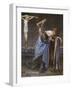 Mary at the Cross-R Anning Bell-Framed Art Print