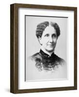 Mary Baker Eddy (1821-1910) (B/W Photo)-American Photographer-Framed Giclee Print