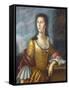 Mary Bethel Boude (Mrs. Samuel Boude), 1755-6-Benjamin West-Framed Stretched Canvas