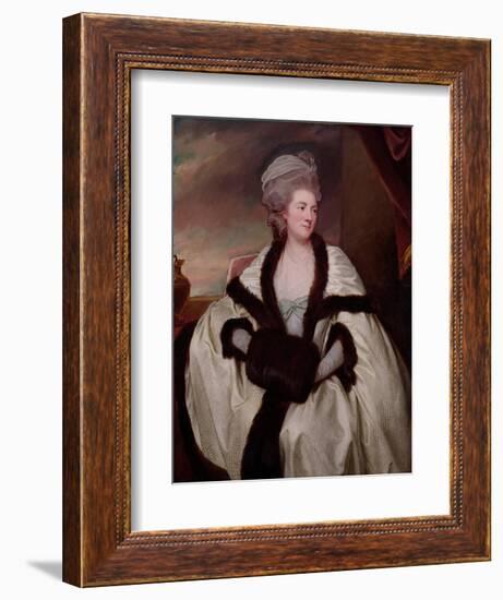 Mary Bootle, Mrs. Wilbraham Bootle, 1781-George Romney-Framed Giclee Print