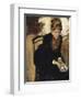 Mary Cassatt by Edgar Degas-Edgar Degas-Framed Giclee Print