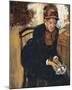 Mary Cassatt, c.1879-1884-Edgar Degas-Mounted Premium Giclee Print