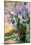 Mary Cassatt Flowers in the Window Art Print Poster-null-Mounted Poster