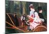 Mary Cassatt In the Wagon Art Print Poster-null-Mounted Poster