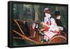 Mary Cassatt In the Wagon Art Print Poster-null-Framed Poster