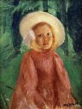 Little Girl in a Redcurrant Dress, 1912-Mary Cassatt-Giclee Print