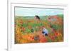 Mary Cassatt Poppy In The Field-Mary Cassatt-Framed Art Print