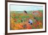 Mary Cassatt Poppy In The Field-Mary Cassatt-Framed Art Print