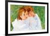 Mary Cassatt The Sisters-Mary Cassatt-Framed Art Print