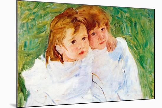 Mary Cassatt The Sisters-Mary Cassatt-Mounted Art Print