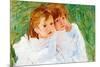 Mary Cassatt The Sisters-Mary Cassatt-Mounted Art Print