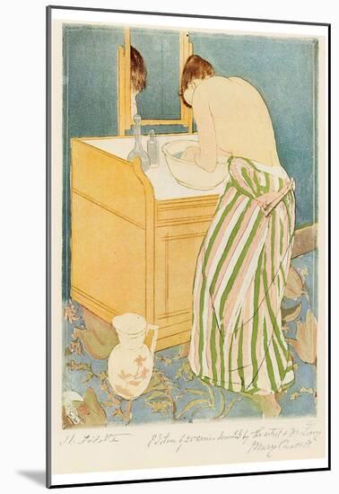 Mary Cassatt - The Toilet,  Art Print Poster-null-Mounted Poster