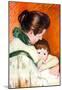 Mary Cassatt Woman and Child Art Print Poster-null-Mounted Poster