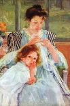 Girl Arranging Her Hair-Mary Cassatt-Art Print