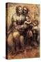 Mary, Christ, St. Anne and the Infant St. John-Leonardo da Vinci-Stretched Canvas