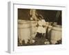 Mary Christmas, Only 3, Made to Pick Cranberries Spilt at the Barrels by Her Grandfather-Lewis Wickes Hine-Framed Photographic Print