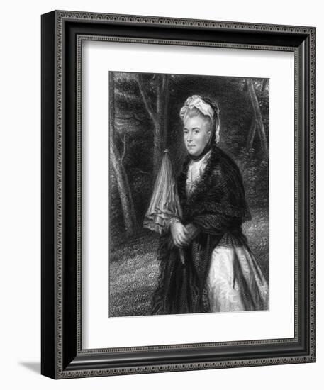 Mary Countess Bute-Sir Joshua Reynolds-Framed Art Print