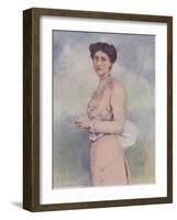 Mary Curzon Baroness of Kedleston-Mortimer Ludington Menpes-Framed Giclee Print