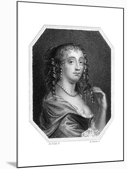 Mary Davis, Actress-Sir Peter Lely-Mounted Giclee Print