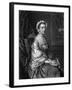 Mary Duchess Montagu-Thomas Gainsborough-Framed Art Print