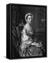 Mary Duchess Montagu-Thomas Gainsborough-Framed Stretched Canvas