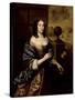 Mary, Duchess of Buckingham-John Michael Wright-Stretched Canvas