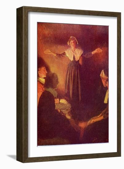Mary Dyer, quaker-Howard Pyle-Framed Giclee Print