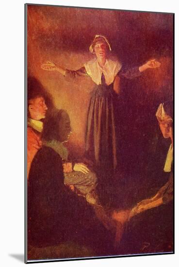 Mary Dyer, quaker-Howard Pyle-Mounted Giclee Print