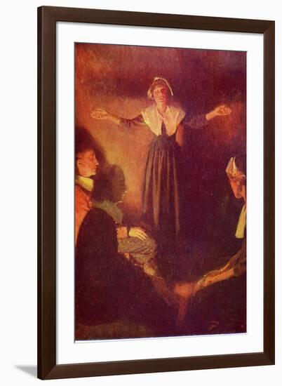 Mary Dyer, quaker-Howard Pyle-Framed Giclee Print