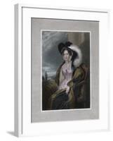 Mary Elizabeth, Baroness of Clifford, 1828-J Wright-Framed Giclee Print