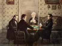 Dining Room at Langton Hall, Family at Breakfast, c.1832-3-Mary Ellen Best-Giclee Print