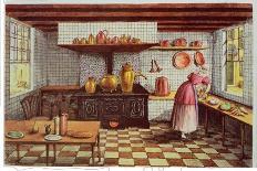 Kitchen of the Hotel St.Lucas, in the Hoogstraat, Rotterdam, 1834-Mary Ellen Best-Framed Giclee Print