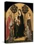 Mary Enthroned with the Child, Saints and a Donor-Gentile da Fabriano-Stretched Canvas
