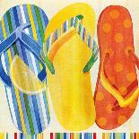 Holiday Flip Flops-Mary Escobedo-Art Print