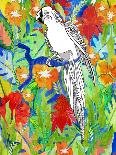 Watercolour Tropical Pattern 1-Mary Escobedo-Art Print