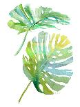 Watercolour Tropical Pattern 2-Mary Escobedo-Art Print