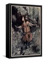 Mary Finds the Door-Charles Robinson-Framed Stretched Canvas