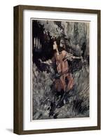 Mary Finds the Door-Charles Robinson-Framed Art Print