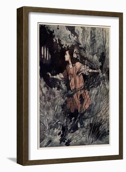 Mary Finds the Door-Charles Robinson-Framed Art Print