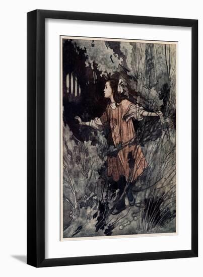 Mary Finds the Door-Charles Robinson-Framed Art Print