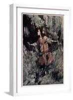 Mary Finds the Door-Charles Robinson-Framed Art Print