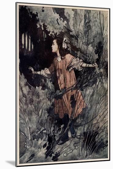 Mary Finds the Door-Charles Robinson-Mounted Art Print